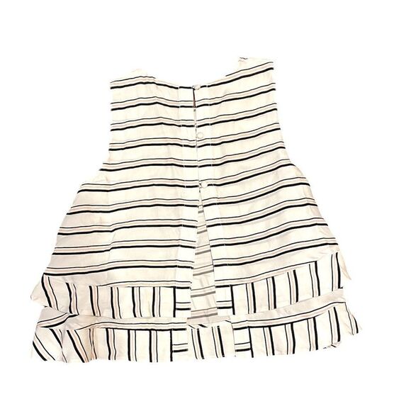 Rebecca Minkoff Marie Striped Flyaway Back Top - Picture 5 of 9
